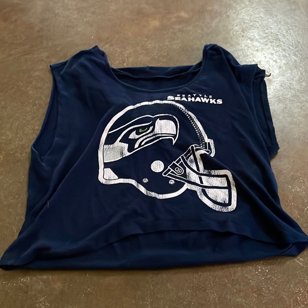 Blue Seahawks shirt